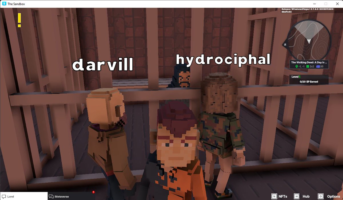 ssompolwit's tweet photo. @TheSandboxGame @TheWalkingDead I just participated in the #SandboxAlphaS3Giveaway for a chance to win 500 SAND! Found Negan in Alexandria, check out my screenshot below!
👇 https://t.co/piad8BDCVz