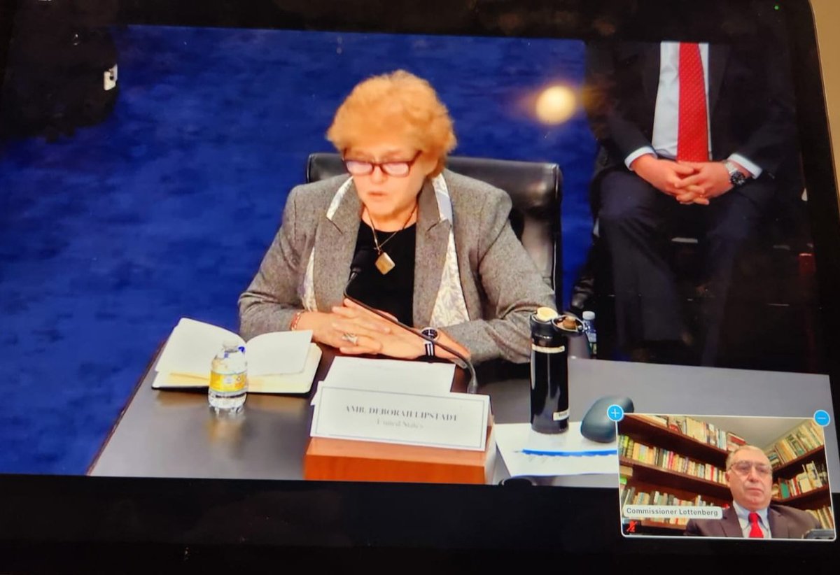 Participamos en el debate sobre el Combate al Antisemitismo on line en el Congreso de EEUU. Aportando información e iniciativas en el continente para enfrentar esta antigua forma de odio. <a href="/OEA_oficial/">OEA</a> <a href="/Almagro_OEA2015/">Luis Almagro</a>