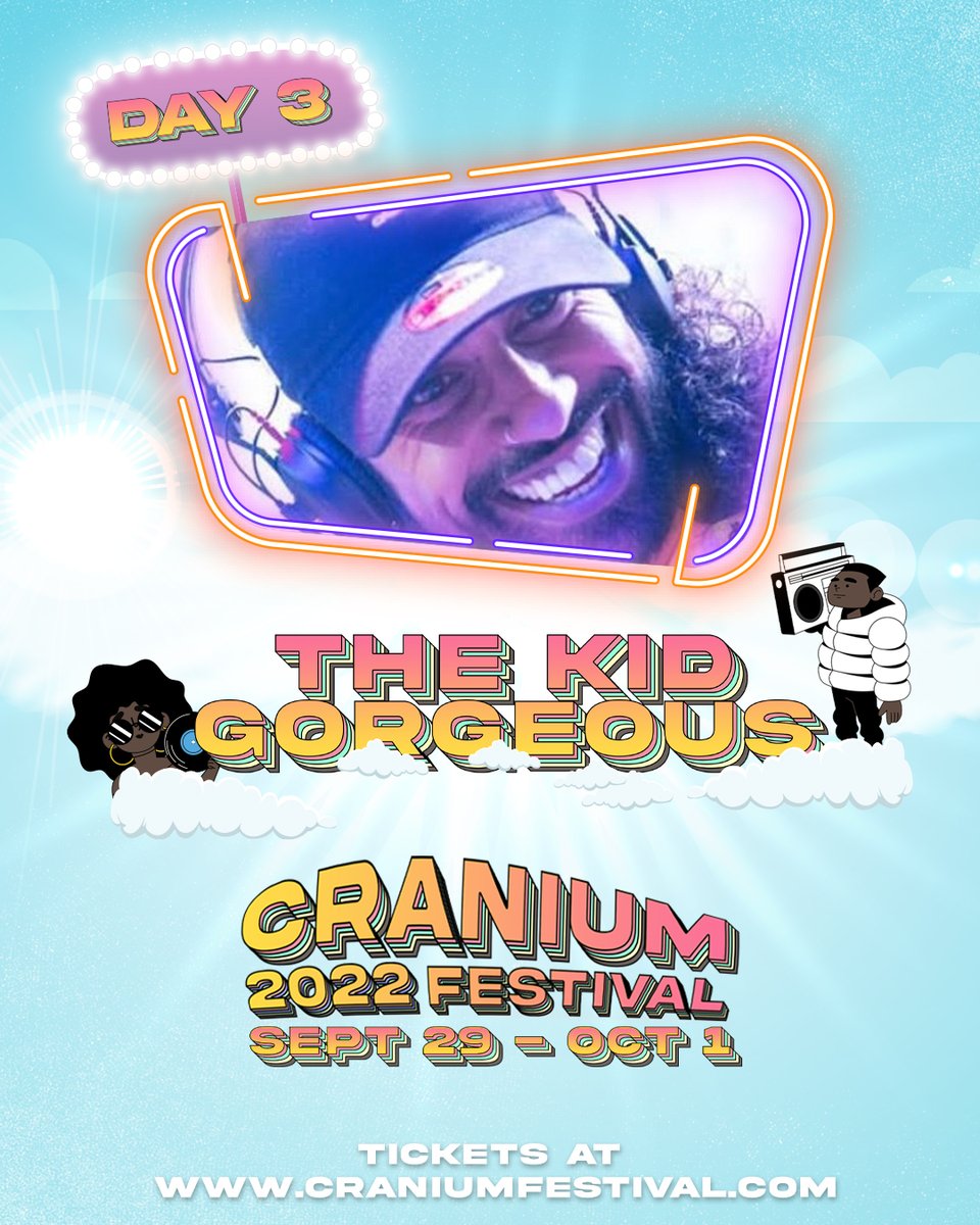 CraniumFestival's tweet photo. ONE TIME FOR THE DJS 🎧

We got the best of the best holding it down on the 1s and 2s for Cranium Festival @DJVELVET_  @circabeatz  @TheKidGorgeous 

Don’t forget the hosts! 😤 @jmorrisnow  @BobbyBrugal  uNATy

HIT THE LINK 🔗 https://t.co/LDRIjxH0ZA https://t.co/pTrdxrIuB1