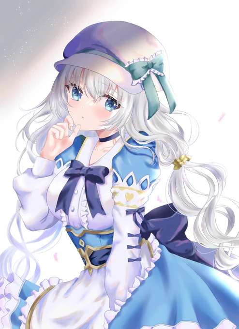 描かせて頂きました!少しヤンデレ風差分も期間限定でskebにて依頼受け付けております 
