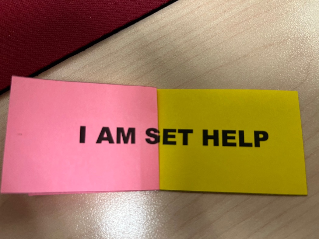 TheOtherBenB's tweet image. (Deleted original for giving out a leetle too much about the day job) the affirmation wall at work is shockingly on the nose #sethelp