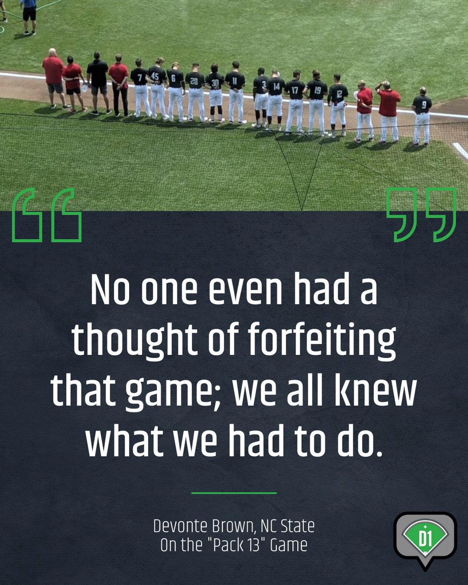D1Baseball (@d1baseball) on Twitter photo In 2021, thirteen <a href="/NCStateBaseball/">#Pack9 βΎοΈ</a> players took on Kumar Rocker and Vanderbilt in the College World Series.
<a href="/DevonteBrown03/">Devonte Brown</a> told D1Baseball his account of the controversial game.
#BestOfD1 | d1ba.se/Pack13 In 2021, thirteen <a href="/NCStateBaseball/">#Pack9 βΎοΈ</a> players took on Kumar Rocker and Vanderbilt in the College World Series.
<a href="/DevonteBrown03/">Devonte Brown</a> told D1Baseball his account of the controversial game.
#BestOfD1 | d1ba.se/Pack13
