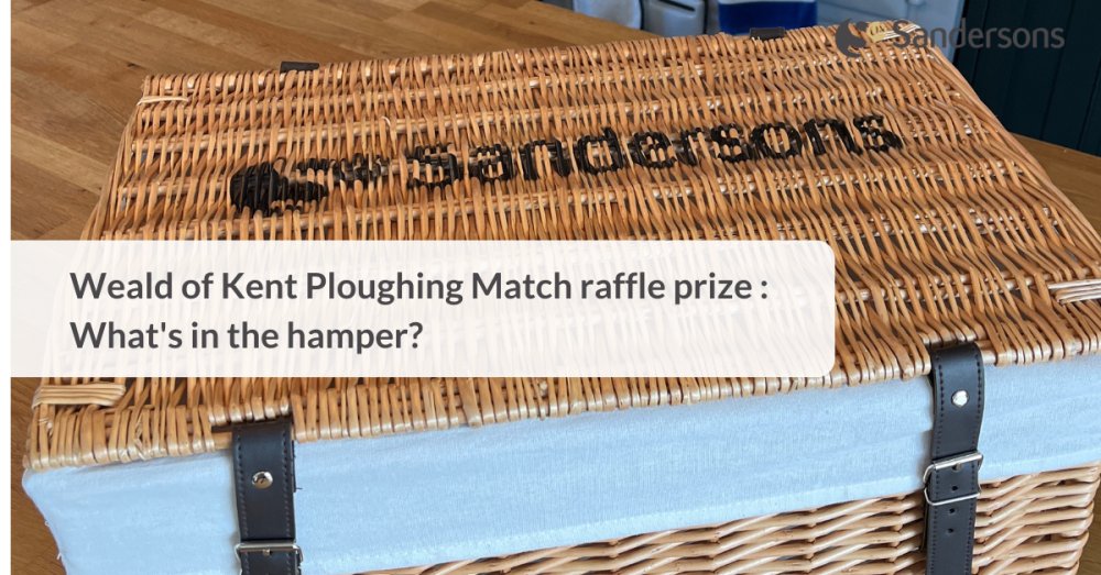 The Weald of Kent Ploughing Match is taking place on 17th September at New Barn Farm, New Barn Rd, Hawkenbury, TN12 0ED. Sandersons UK are delighted to sponsor the 2nd place raffle prize and chose to put together a hamper of local produce worth £200. akya.io/6324f1fE40854?…
