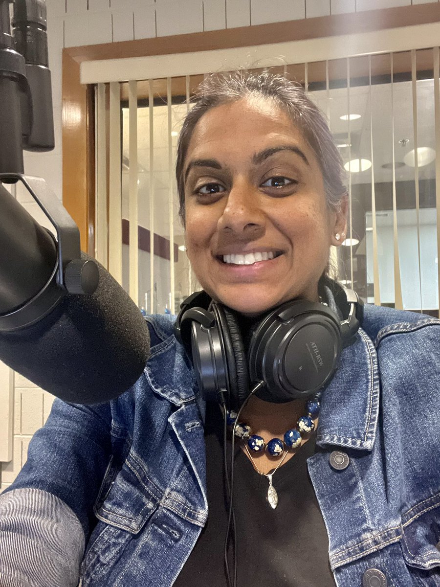 Just wrapped up a 3 hour on-air fundraising shift while 9 months pregnant. Public radio is not for the faint of heart. Also, if I sound out of breath, it’s because I have no lung capacity left. Give now (or next week) to <a href="/wmuk1021/">WMUK 102.1 FM</a> at WMUK.org