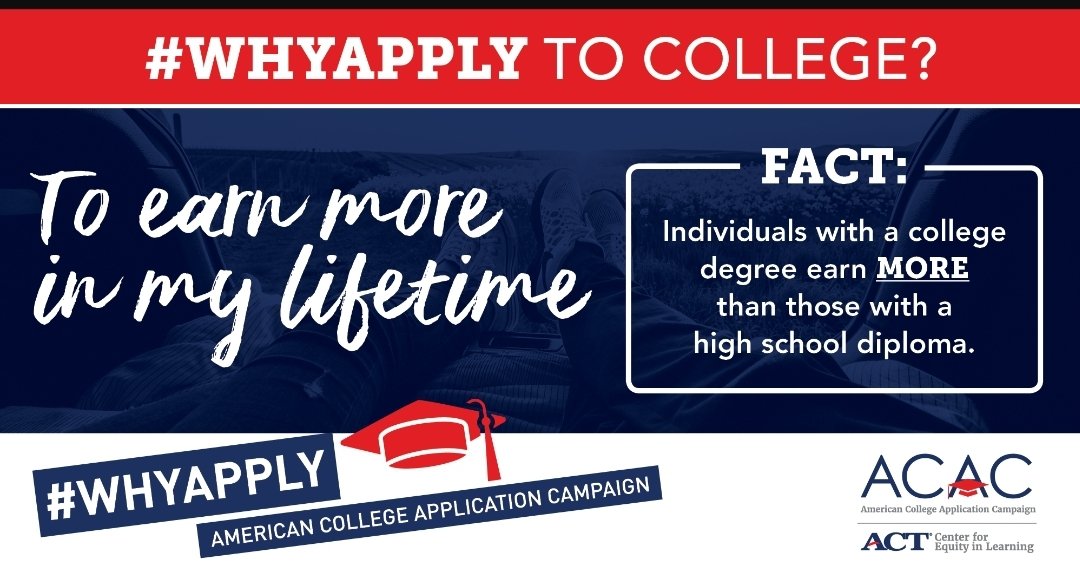 DvilleCTE's tweet photo. #WhyApply ...
Why did you apply to #college? Share your "why" and tag @dvilleCTE and @American_CAC !
Join us in motivating the #Classof2023 to apply to college and open new doors of opportunity that will last a lifetime!
#DvilleCTE #DvilleAllIn #Senior #Sr23 https://t.co/cJo5yxTTkM