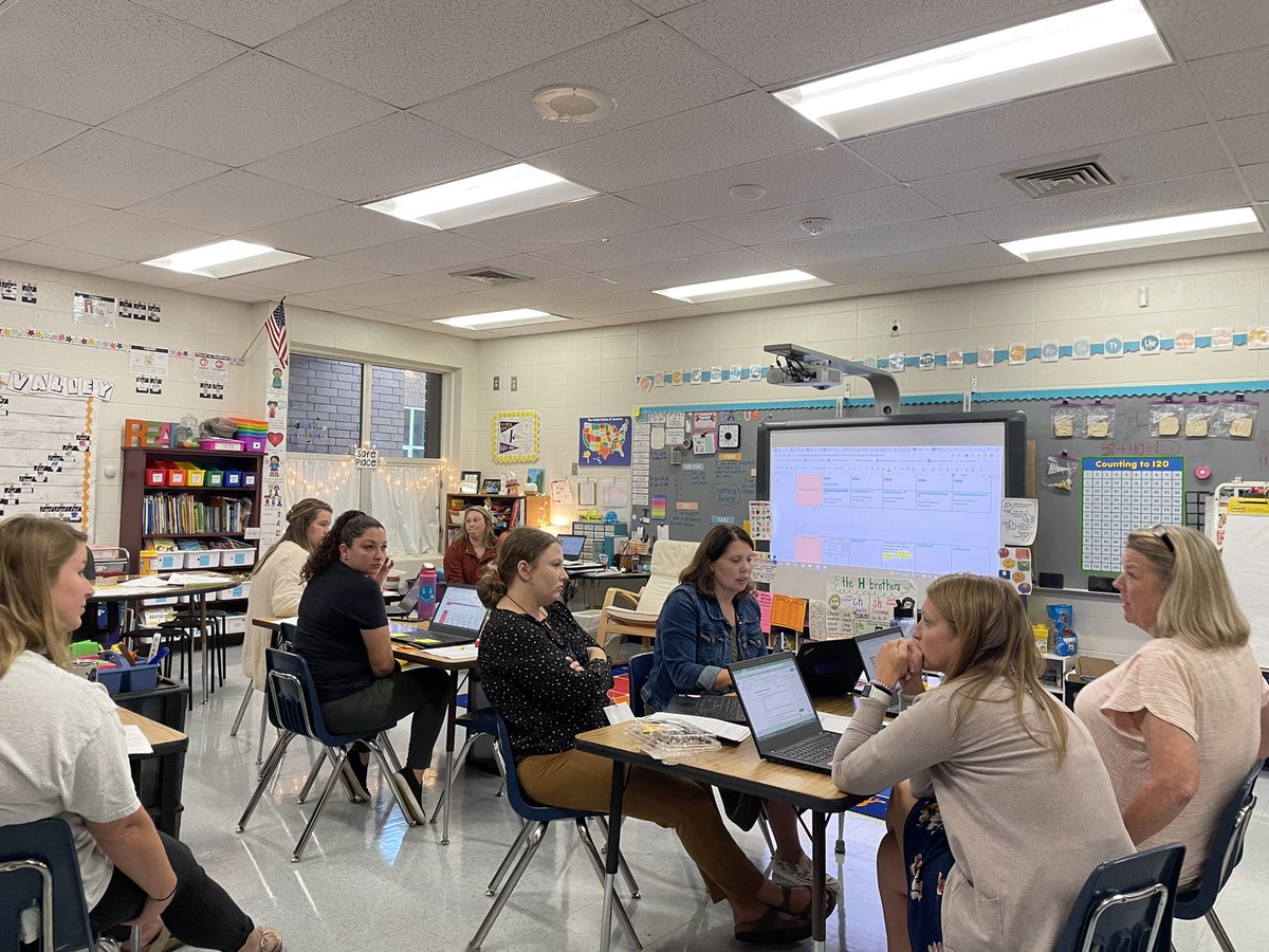 Teachers in 5th &amp; 2nd grade <a href="/CCE_Champions/">Chandler Creek Elementary School</a> participated in their grade level ELA PLCs today. They collaborated as they reviewed &amp; analyzed quiz data, unit planned reading, and reviewed &amp; normed benchmark assessments. <a href="/askjenny247/">Jenny Long Dehlinger</a> @jackawtrey3