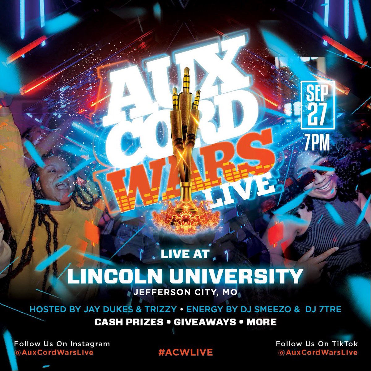 TheBlueCAB_'s tweet photo. Y’all asked and we delivered! Aux Cord Wars is back and in full effect!🫡 Bring your A game &amp; musical taste! Not to mention there will be a celebrity guest host!🤩 Come join us for a night of music, competition, and fun! 🎤🥳 https://t.co/j6ZByCztil
