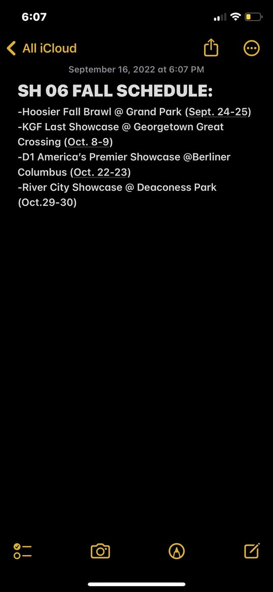 reese_nickell's tweet photo. Here is our schedule for the fall!! #GOSMASH @06_smash @SUSoftball @EKU_Softball https://t.co/uI94FzDHNB