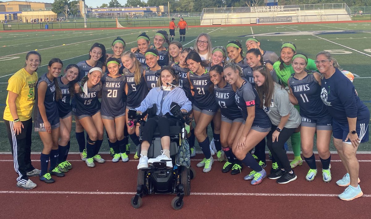 POBATHLETICS's tweet photo. Game time! V G Soccer takes on Herricks in the 1st annual Rally for Rebecca!!! Let’s Go Hawks! @marytomeara @POBSchools @JMurrayPOB @POBJFK #letsgohawks https://t.co/bf2PC642s4