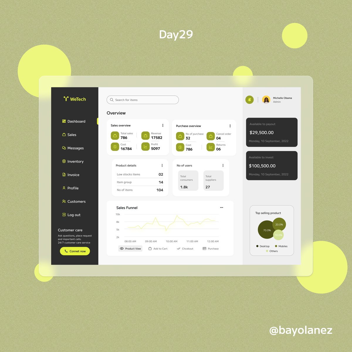 bayolanez's tweet image. #Day29 Designed the Admin page for the web app #I4G30DaysofDesign #I4GDesignChallenge @Ingressive4Good @IMTConf