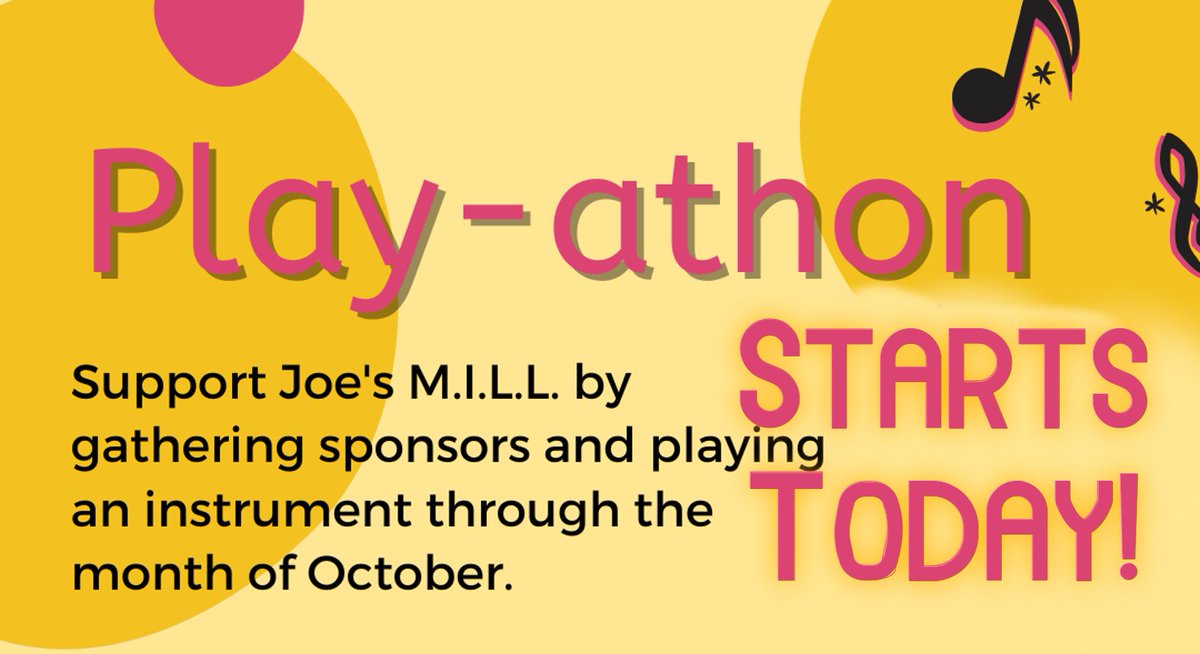 JoesMILL's tweet photo. Our Play-athon fundraiser starts today!
Here is the Tragically Hip to tell you why you should participate!
Full details at https://t.co/ixzRAJt4GT
https://t.co/iHk8vfyJah https://t.co/rUzA7juCZ8