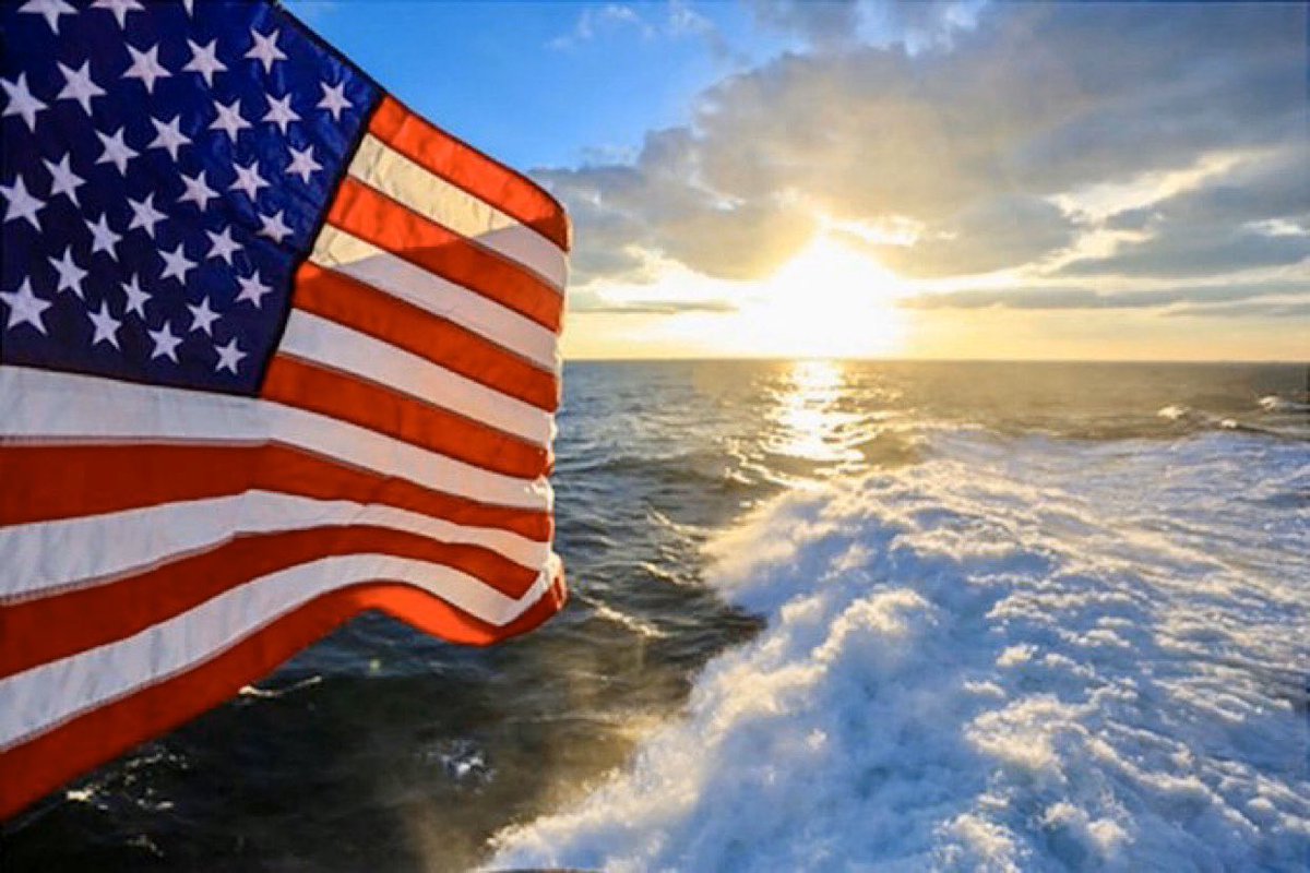 As you know, I post a photo of the American flag frequently. This picture shows our beautiful USA flag flying proudly over the ocean. God Bless America. God Bless the USA. amazon.com/author/leegime… #America #Books #USA