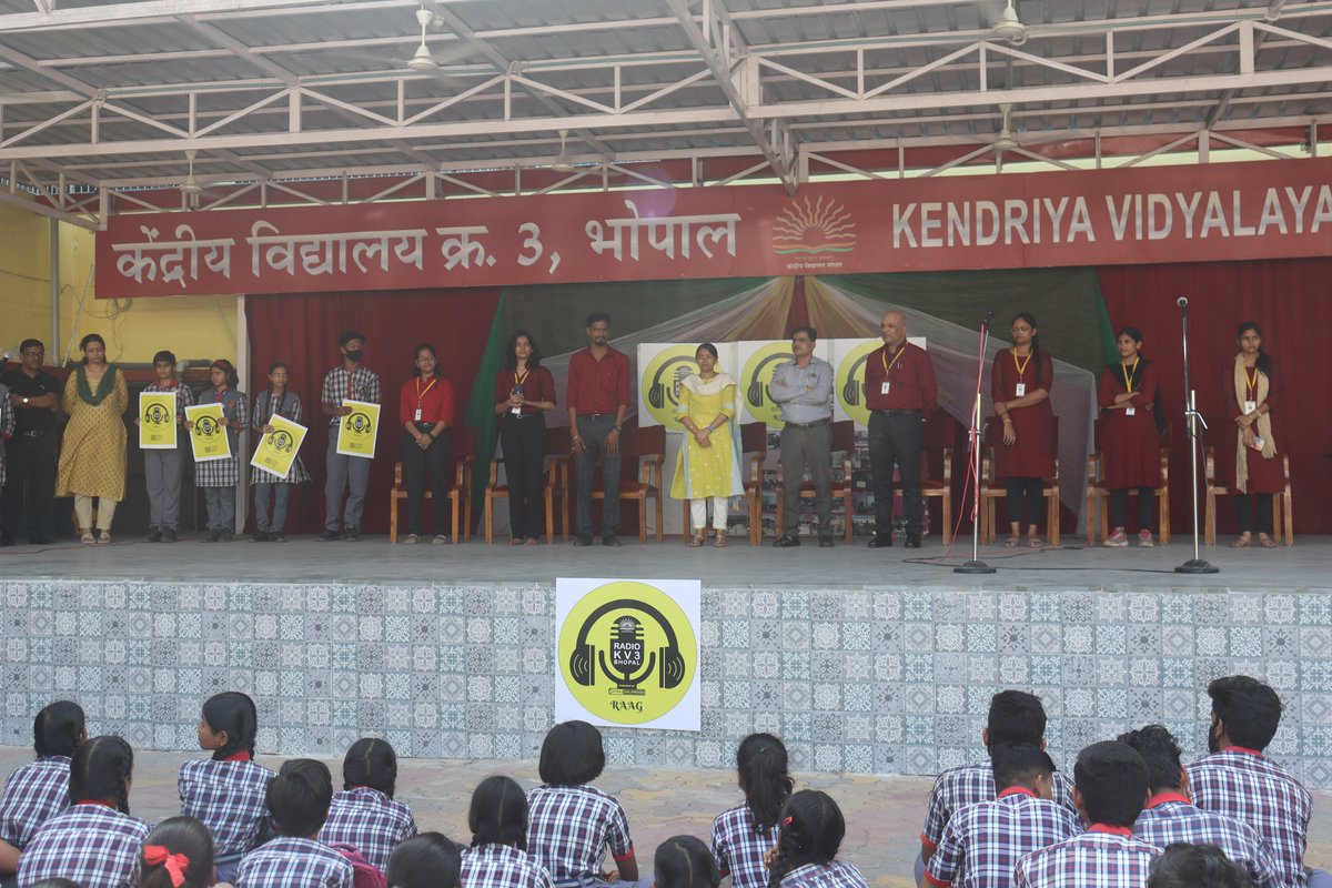 Extrachildhood's tweet photo. On the occasion of international podcast day we feel very happy to share that ExtraChildhood has established the  first Radio Station at Kendriya Vidyalaya No3 Bhopal, Principal has launched it by publishing the publish button.
@JansamparkMP @jdjsbhopal  @EduMinOfIndia @KVS_HQ https://t.co/3jSDmgoPK4