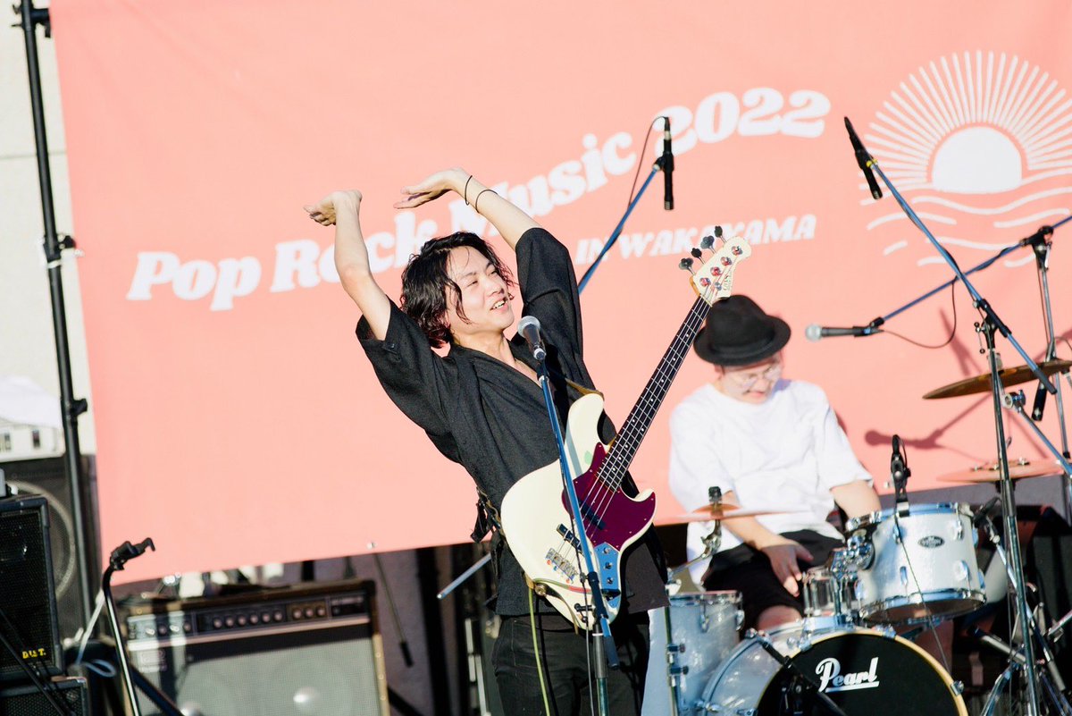 garonpabass's tweet photo. 和歌山でPop Rock Music 2022、ありがと〜🙌

ありさちゃんまた呼んでくれてありがとね☺️
クラウドファンディングで応援してくれた皆さんも、おかげで楽しめましたありがとうございました🙇‍♂️🙇‍♂️

まだまだ来歴の少ない和歌山、みんなでまた遊びに来たいね！
GATEでもまたやりたい🔥🔥 https://t.co/uww6xbb9JS