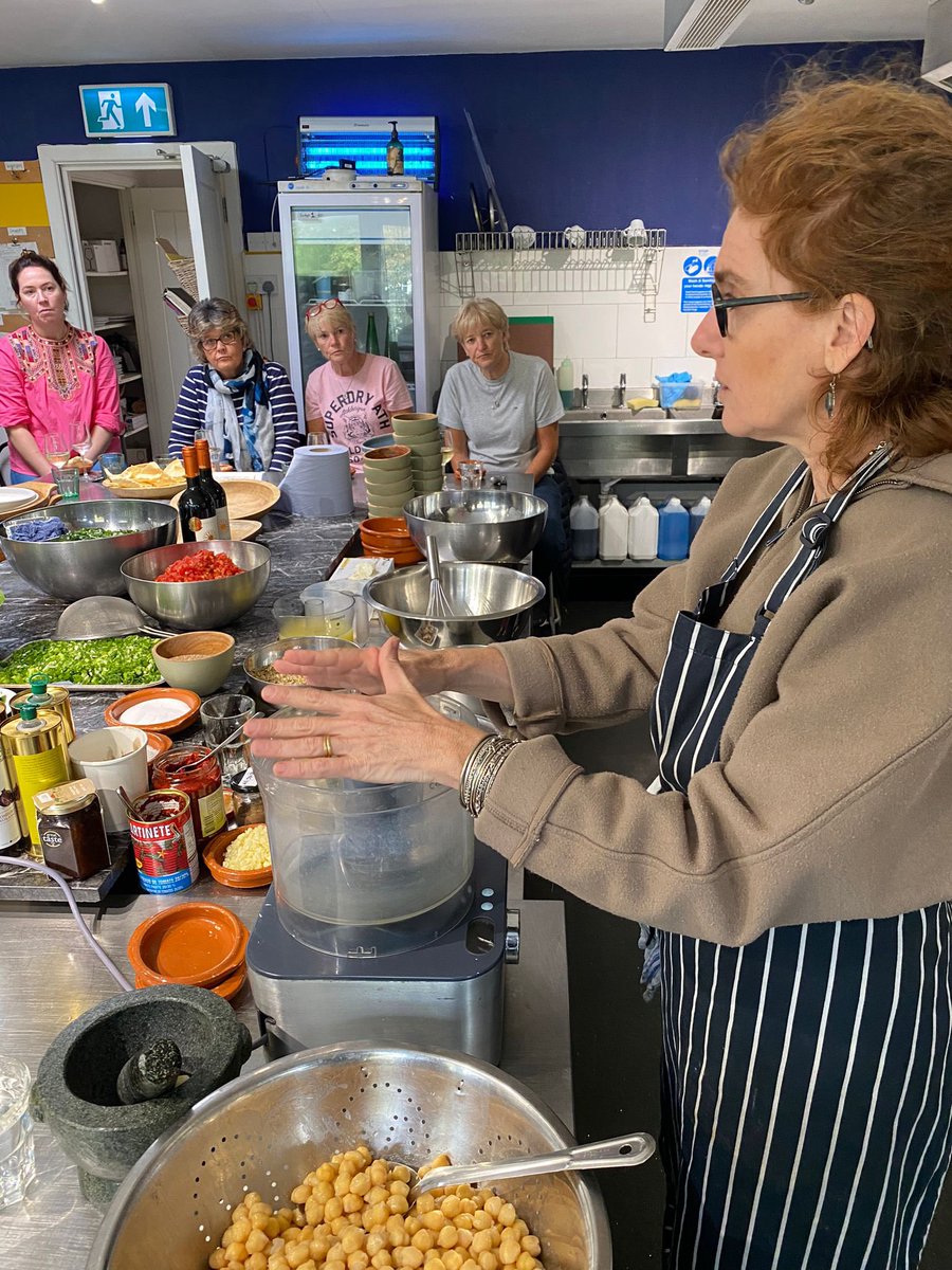 Lebanese cookery demo with <a href="/barbaramassaad/">Barbara Massaad</a> underway - so many stunning ingredients and dishes. All from her new book Forever Beirut.