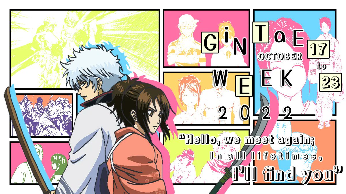 yorozuya_gintae's tweet photo. Let us celebrate love that transcends time and space this GinTae Week 2022!

Join us as we explore Gintoki and Tae's relationships in different worlds with this year's theme: "Hello, We Meet Again: In All Lifetimes I Will Find You" on October 17-23, 2022.
#GinTaeWeek2022 
#GinTae https://t.co/5Q6MVWcUJY