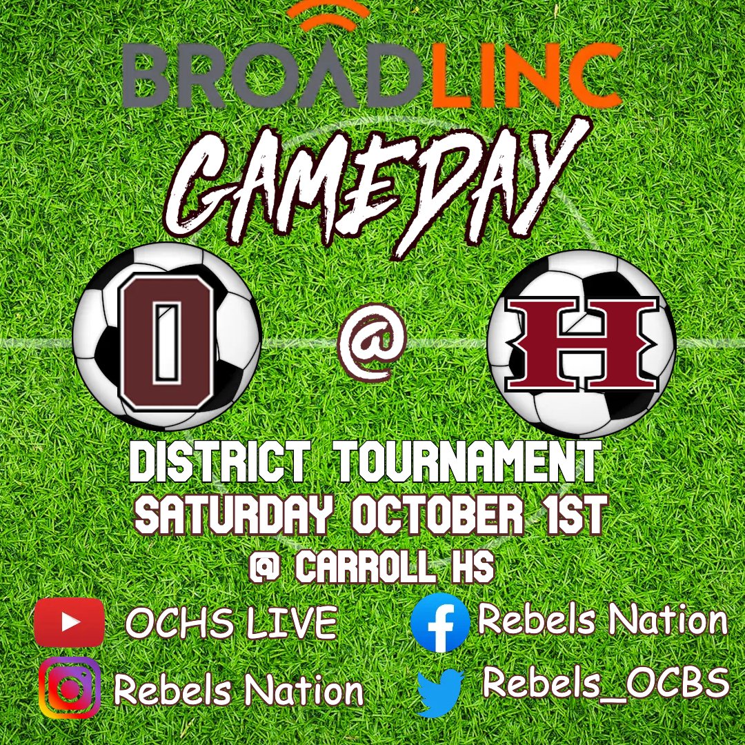 ⚽ <a href="/getbroadlinc/">Broadlinc</a> REBELS GAMEDAY ⚽

<a href="/Rebels_OCBS/">Owen County Rebels Soccer</a> vs @HenryCoathletic

📍Carroll County

 #WEareOC #RepTheO #OCBS
