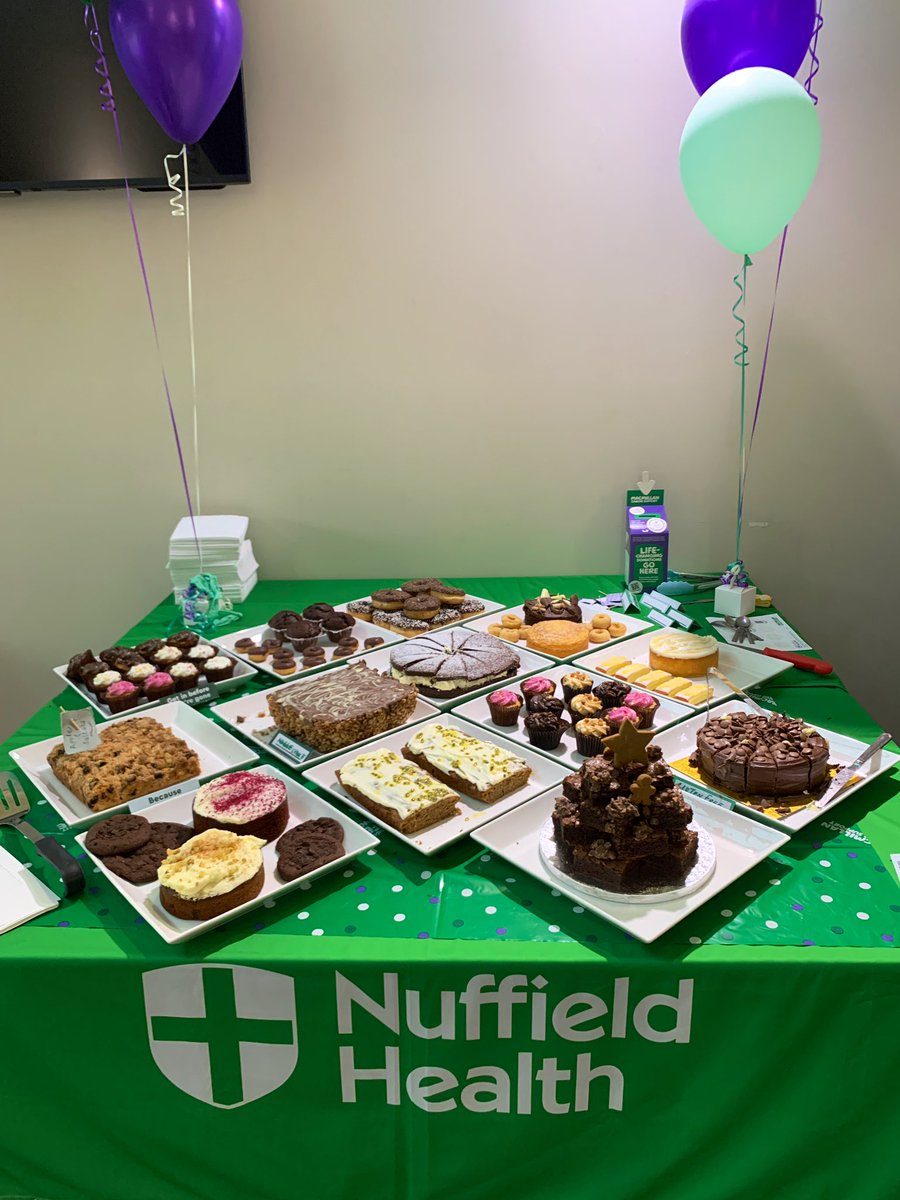 #MacmillanCoffeeMorning at work yesterday YUM #mihp <a href="/NuffieldHealth/">Nuffield Health</a> thoroughly enjoyed by all raising money for such an important cause 🤍
