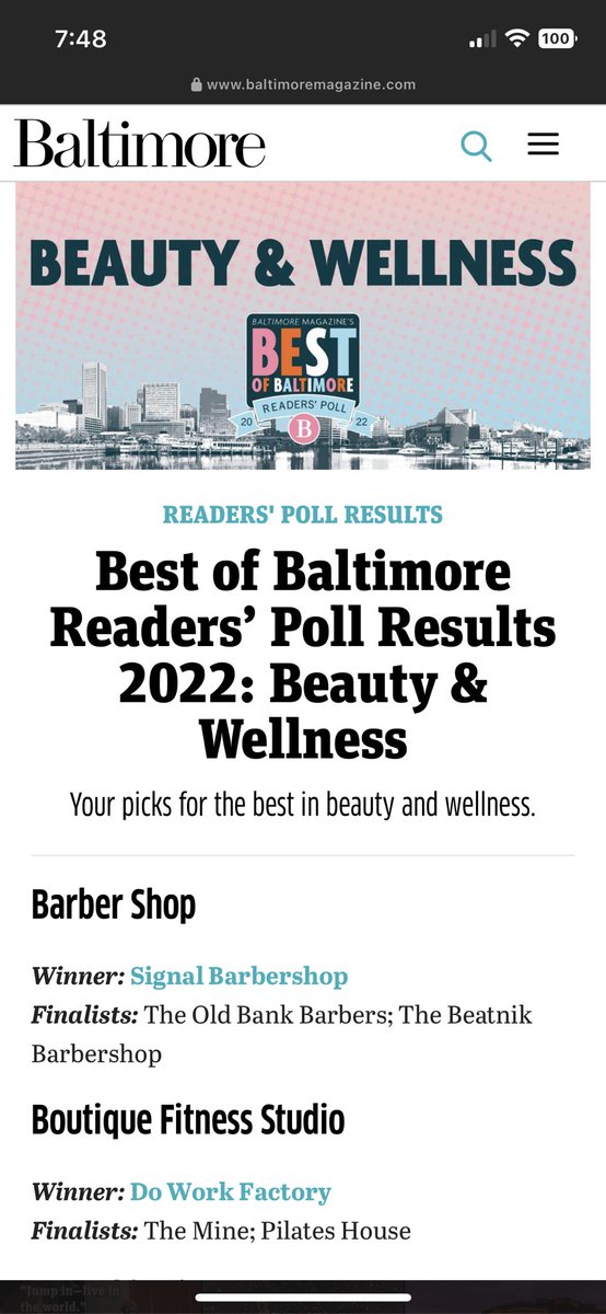 abarker32's tweet photo. @bcope51 @JOEL9ONE @Ravens @HoodieRamey @RexChapman @AdamSchefter @jamisonhensley @TomPelissero @RapSheet Signal Barbershop! 1450 Charles St Baltimore - Voted Best in Baltimore by Baltimore Mag! https://t.co/mQanoUFJcd https://t.co/40GW8vKHb7