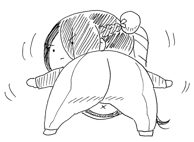 ケツをみせつけてくるのだちゃん 