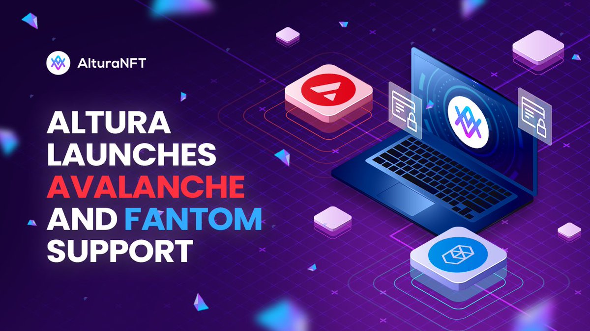 🔥 Evolution of Altura: Weekly Update #3

We are excited to announce that we now support @avalancheavax and <a href="/FantomFDN/">Fantom Opera</a> on the #Altura marketplace and API/ SDKs. 

This means developers can now seamlessly build #web3 games using Altura's powerful systems on #Avalanche and #Fantom!