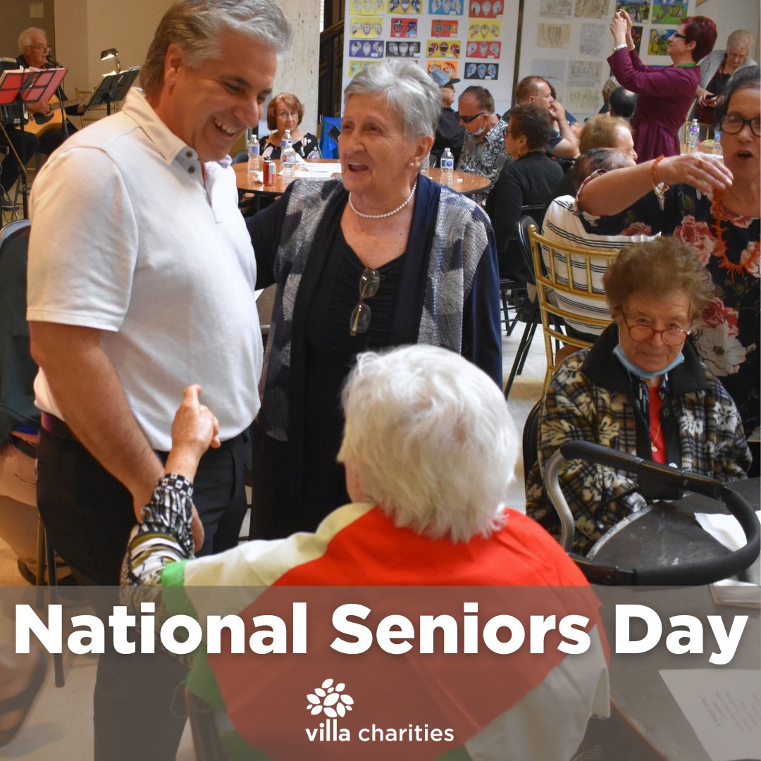 Villa Charities (@villa_charities) on Twitter photo Today is National Seniors Day, an occasion for Canadians to celebrate and appreciate the profound contributions of seniors in our homes, communities and workplaces. Today is National Seniors Day, an occasion for Canadians to celebrate and appreciate the profound contributions of seniors in our homes, communities and workplaces.