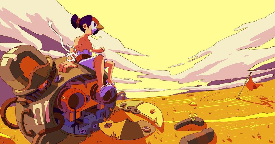 'The last masked man standing... A sunset as warm as the battle.'