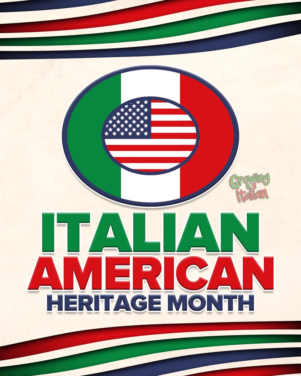 October marks Italian American Heritage Month 🇮🇹🇺🇸