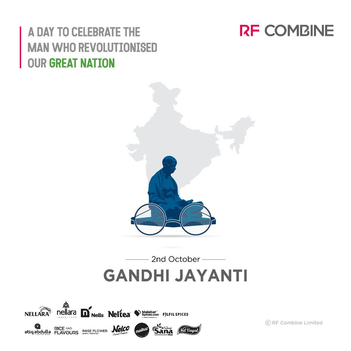 RfCombine's tweet photo. Happy Gandhi Jayanti! A day to remember the county's greatest leader ever!!
.
.
.
#gandhi #gandhijayanti #india #indian #indianflag #colorsofindia #gandhi #mahatma #mahatmagandhi #independence #happiness #business #brand #RFcombine https://t.co/a9tKQEXvGM