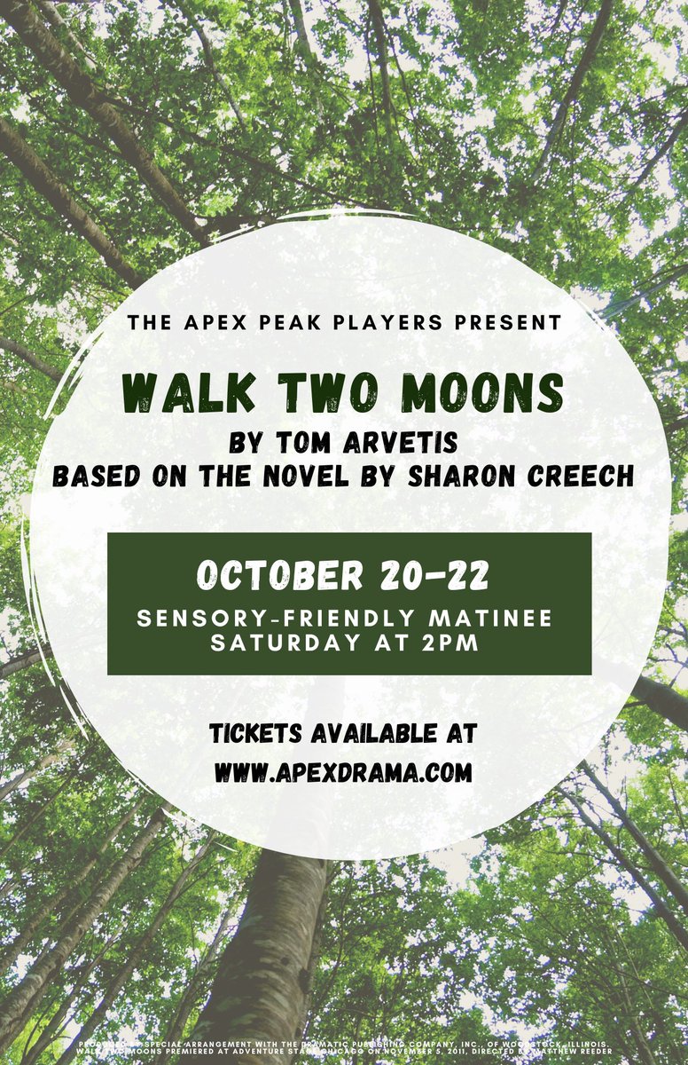 Tickets are on sale now!! Limited seating available - don’t wait to get yours! 🌳

seatyourself.biz/apex

<a href="/ApexHighSchool/">Apex High School</a> <a href="/WCPSS/">Wake County Public School System</a> <a href="/WCPSS_Arts/">WCPSS Arts Education</a> @OurTownApexNC <a href="/townofapex/">Apex, NC</a> <a href="/MayorJacques/">MayorJacquesGilbert</a> <a href="/ApexPSF/">Apex Public School Foundation</a> <a href="/ahslegacy/">Apex Legacy</a>