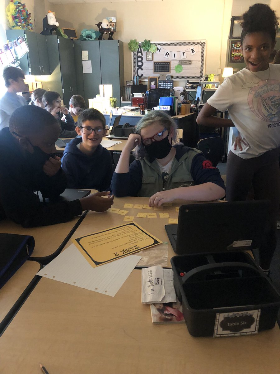 CharRinehart's tweet photo. Club Hub for #teamintrepid @TeamNSIS @canon_mac is off to a great start! Students worked together on an #escaperoom all about teamwork. So many exciting plans for collaboration, team building, service learning, and FUN for #teamintrepid! https://t.co/OXnUDsEJOm