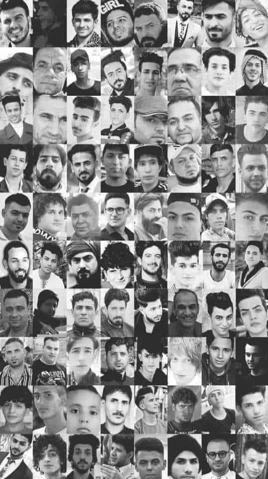mtu9_'s tweet photo. سيُسجل التأريخ مجدكم رغمَ تدخل الأيادي القذرة حتى في كتابته ، سيُبدل عطركم هواءاً نستنشقه مراراً ، سترسمُ الأطفالُ نشيداً كان في أوله دم شهيداً قد أنقذني وترك نفسه في عداد الأموات ، سيذكرُ ألعالم أن هنالك مضلومٌ والضالمُ قد كان قائداً ،  
 ذِكرى ثَورة #تشرين_العظيمة . https://t.co/nMH33F3SM3