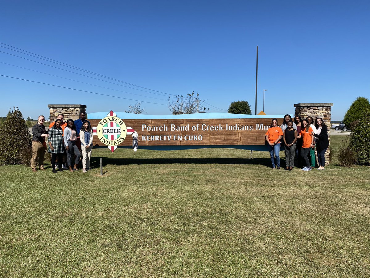 So grateful for our time learning about the history and culture of the Poarch Band of Creek Indians. Many thanks to our hosts at the Poarch Band of Creek Indians Museum, the PCI Health Clinic and the Poarch Creek Community Center. <a href="/uabpeds/">UAB Department of Pediatrics</a> @uabpedsres #healthequity