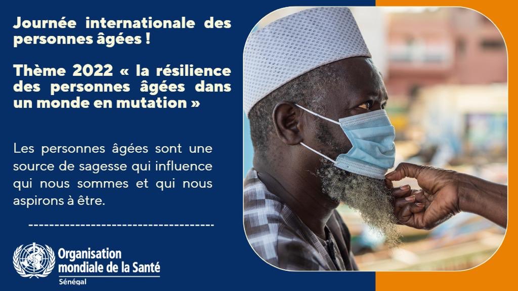 Journée internationale des personnes âgées ! « Les personnes âgées sont une source de sagesse qui influence qui nous sommes et qui nous aspirons à être » Dre @MoetiTshidi Directrice Régionale de l’@OMS_Afrique . #kebetu