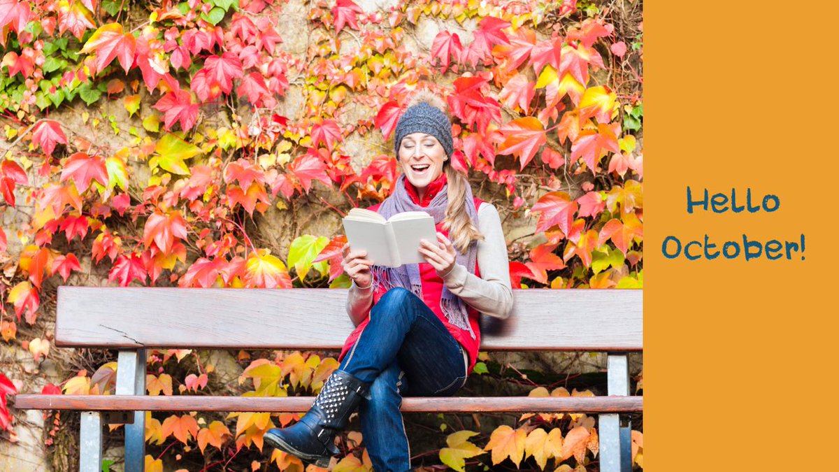 Looking forward to autumn days wrapped up outside with a blanket, good book and hot drink! 😉 #reading #readingmatters #readingvolunteers #autumn