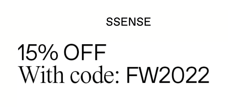 SOLELINKS's tweet photo. Ad: SSENSE SALE - 15% off select styles, use code FW2022

Mens:https://t.co/LiqqDk105q
Womens:https://t.co/xcAG710iX2

some exclusions apply https://t.co/ne2OBQRLfT