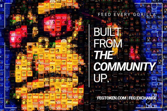 MineShiba1's tweet photo. #Crypto is about community 
@FEGtoken
 #FTW #FEGtoken #DeFi #Crypto  #Bitcoin #BTC #Binance #BSC #BSCGems #Shiba #DogeChain #DOGE #GOTW #Bullish https://t.co/GWIgsv16Lz