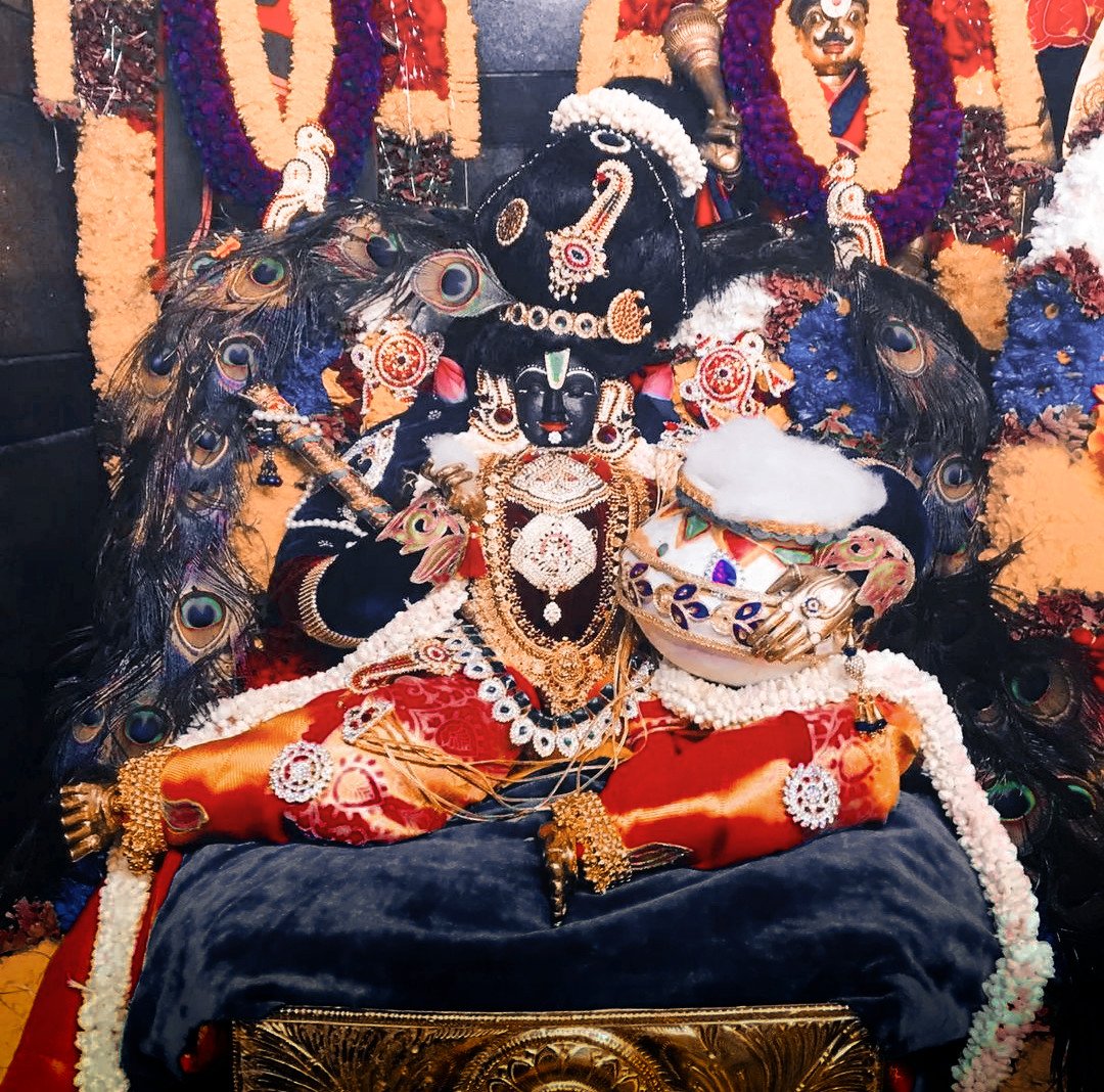 Sahithi56669150's tweet photo. I am born of a part of youDraupadi tells Krishnaand you are the supreme Kalikathe Primal One Ill follow you merging back into you as water merges back into water
aham tavamsasambuta tvamadya kalika para
aham tvam anuyasyami jale jalamiva kaat Devi Purana 58.28  
#DraupadiAmman https://t.co/24DmMxpzK8