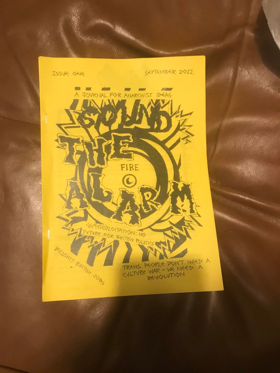 The Alarm are a collective of Yorkshire based anarchists producing a zine which seeks to make anarchist ideas accessible by connecting them to the material conditions faced by the working class both as a collective and as individuals. #BZF2022 #bradford2025