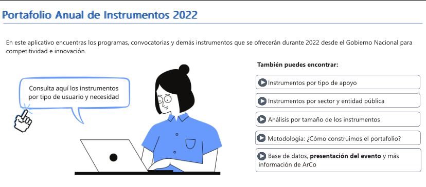 DNP_Colombia's tweet image. En el #DNP creemos en la importancia de políticas basadas en evidencia; desarrollamos sistemas de información como el #PortafolioDeInstrumentos que consolida la oferta institucional de emprendimiento, competitividad e innovación en un único portal.

🧵(1-3)