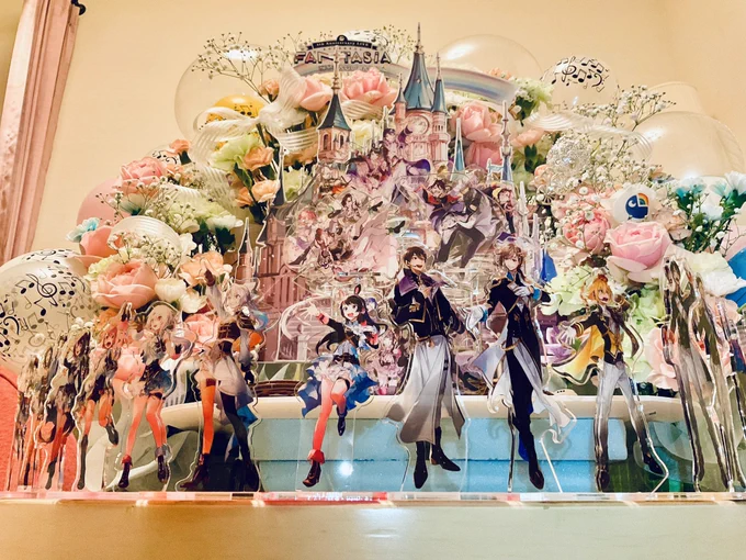 にじさんじのみんなへ、個人的に祝い花を作りましたライバーのみんな、ファンのみんな、にじさんじを支えてくれたすべてのみんな、ありがとう #FANTASIA_Day1  #FANTASIA_Day2     #にじフェス2022 