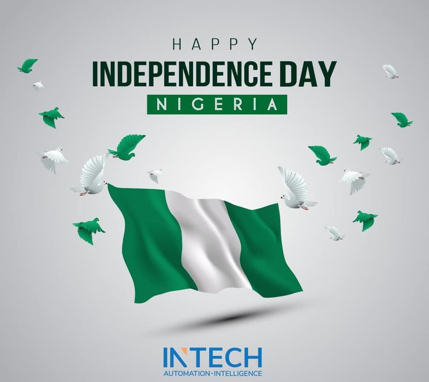 INTECH wishes the citizens of Nigeria a very happy independence day, sharing hopes for an even more prosperous, peaceful, and stronger Nigeria. 
#Nigeria #nationalday #independenceday #celebrations