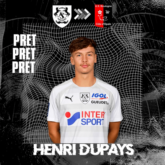 AmiensSC's tweet photo. 🚨 Henri Dupays est prêté à l'US Boulogne (N2).
Bonne saison et bonne chance Henri.

🗞 https://t.co/WvuOJPQfHK

#FiersDetreAmienois⚪️⚫️ https://t.co/mkKozjCvvK