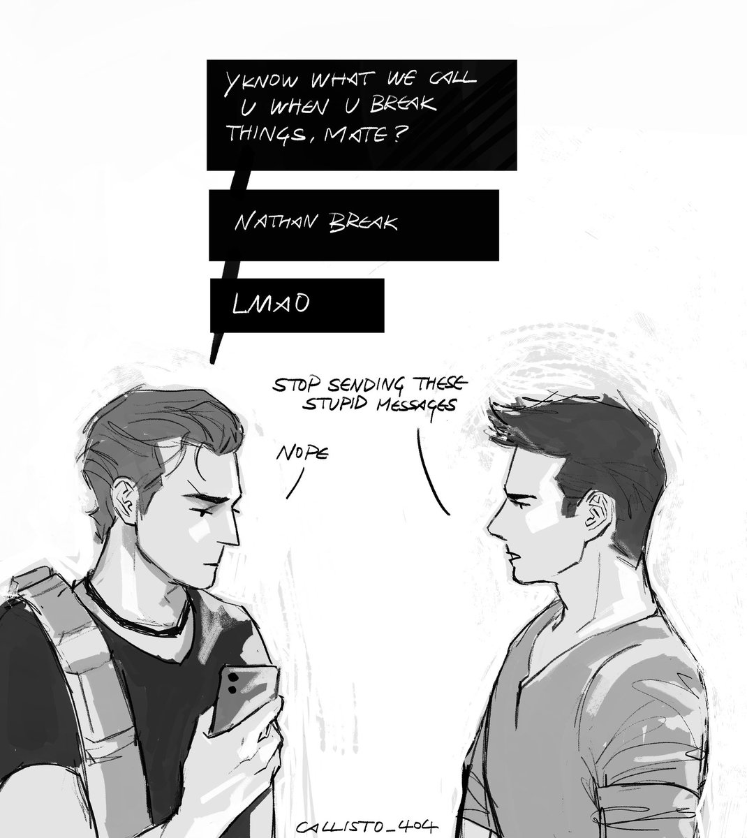 callisto_404's tweet photo. suddenly i miss the old days #uncharted https://t.co/aTSplgf0bW
