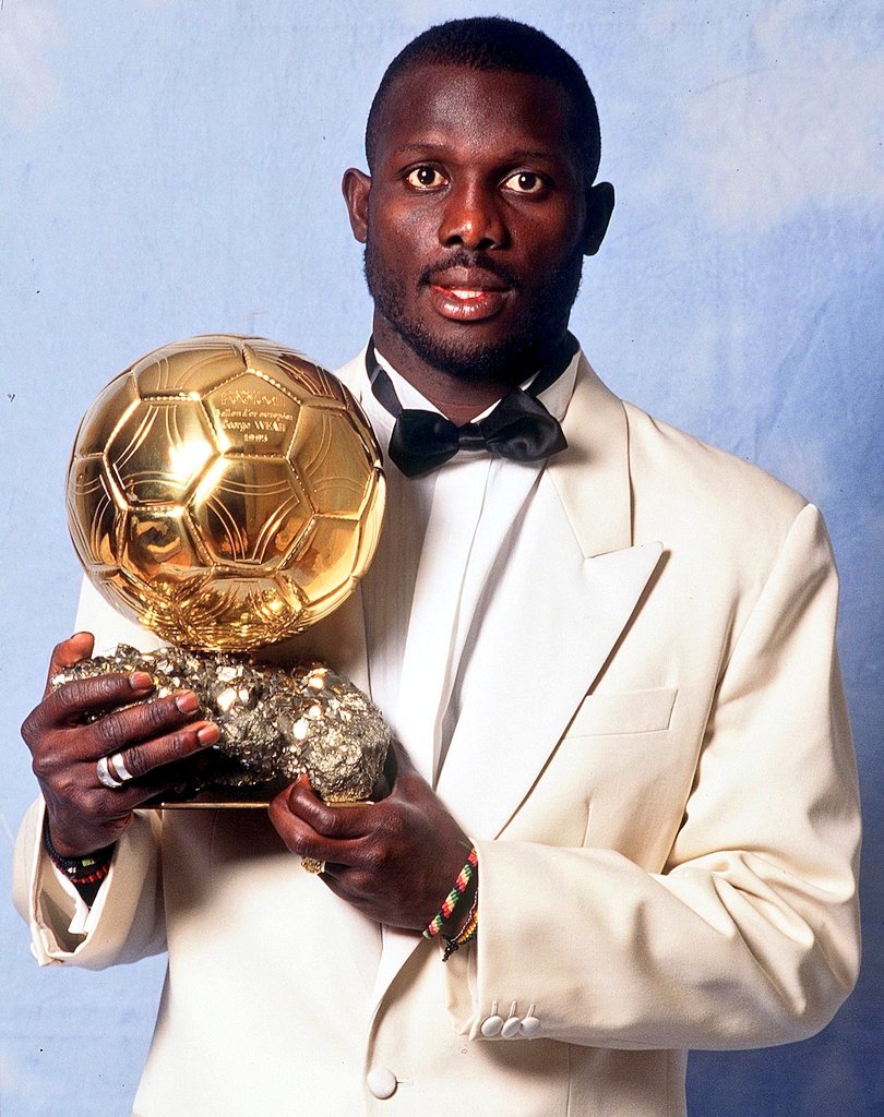 Happy birthday to George Weah, who turns 56 today.   The only African player to ever win the Ballon d Or. 