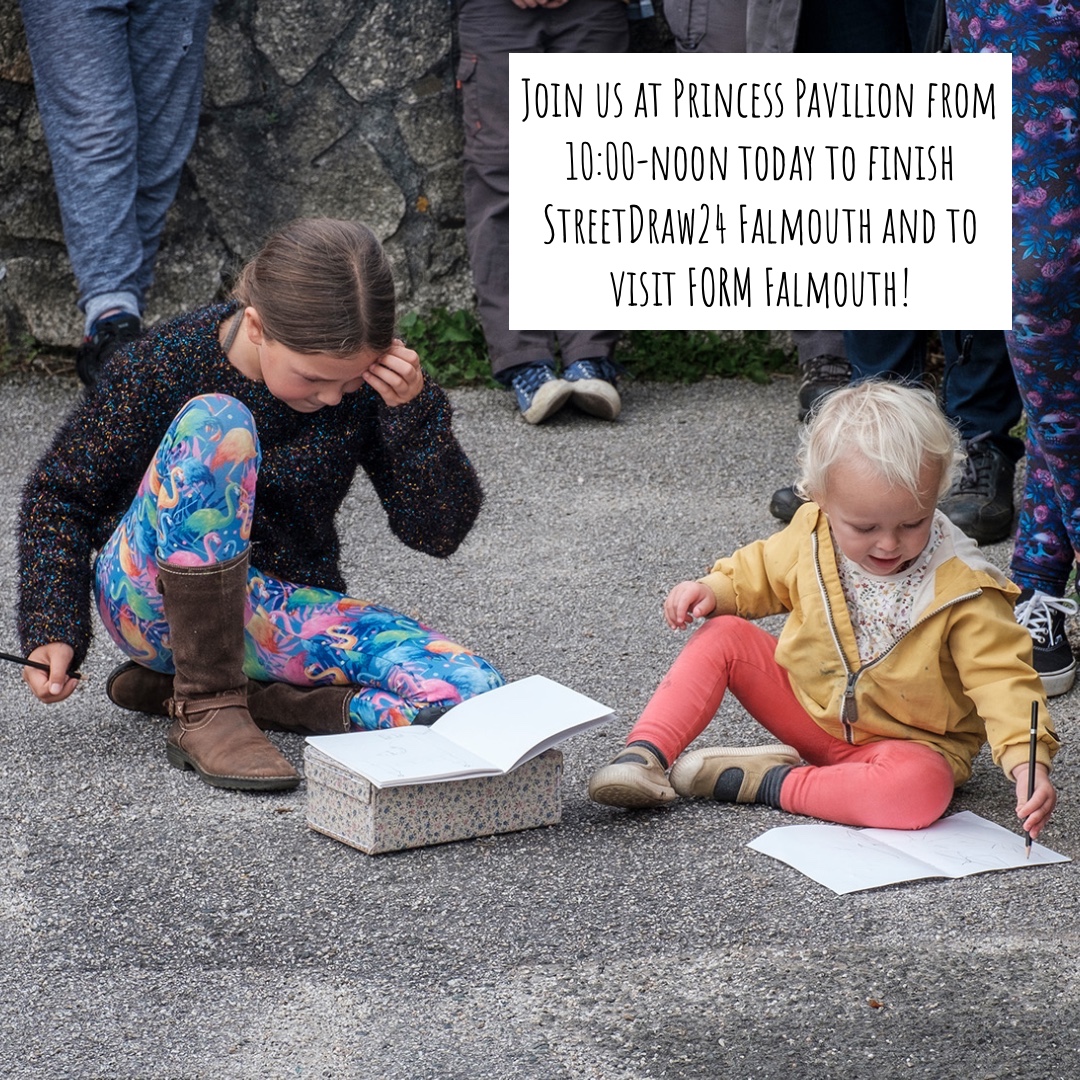 StreetDraw24 (@sdraw24) on Twitter photo Whether you've joined us to finish StreetDraw24 @princesspavilionofficial <a href="/formfalmouth/">FormFalmouth</a> or you've been drawing in another spot in #falmouthcornwall we look forward to seeing you and your work <a href="/polyfalmouth/">Poly Falmouth</a> today BEFORE 4pm for the big hand in! Whether you've joined us to finish StreetDraw24 @princesspavilionofficial <a href="/formfalmouth/">FormFalmouth</a> or you've been drawing in another spot in #falmouthcornwall we look forward to seeing you and your work <a href="/polyfalmouth/">Poly Falmouth</a> today BEFORE 4pm for the big hand in!