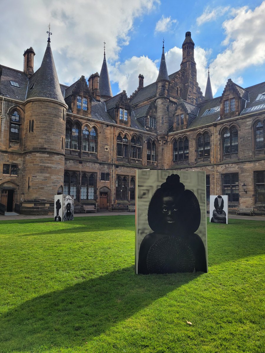 hunterian's tweet photo. The Hunterian, @StreetLevel_ and @BelfastPhotoFes are delighted to work in partnership in presenting this solo exhibition of renowned photographer Zanele Muholi with a stunning outdoor display at @UofGlasgow. 1 Oct – 6 Nov. #zanelemuholiinglasgow https://t.co/Y9awq5zBaw