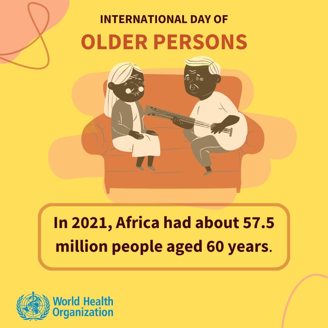 Ageism exacerbates other forms of discrimination, such as sexism and racism. 

On #UNIDOP2022, we must identity and address the intersections between age, gender, race, and other aspects to maximize the opportunities of later life. 
#HealthyAgeing
#AWorld4AllAges