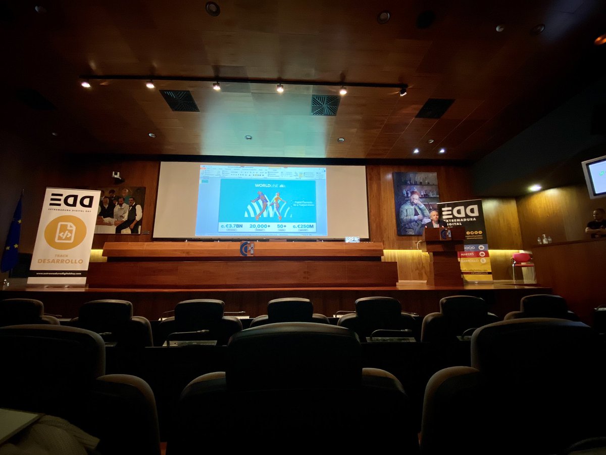 Bienvenida al Extremadura Digital Day con Santi Ristol como Director del Mobile Competence Center <a href="/WorldlineES/">Worldline España</a> #PatrocinadorPlatino #EDD22