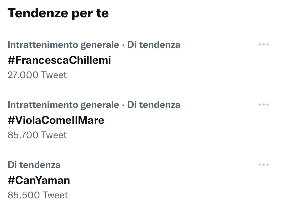 AlbertoFuschi's tweet photo. Grande esordio per #ViolaComeIlMarePremiere con il 20.4% di share - 3,4 milioni di telespettatori (testa a testa con #taleequaleshow 3,3 milioni-21,1%)
Anche sui social la serie tv sbanca con +85.000 tweet per #ViolaComeIlMare e #CanYaman e +27k per #FrancescaChillemi
 #AscoltiTv https://t.co/t7Q6z5fN7W